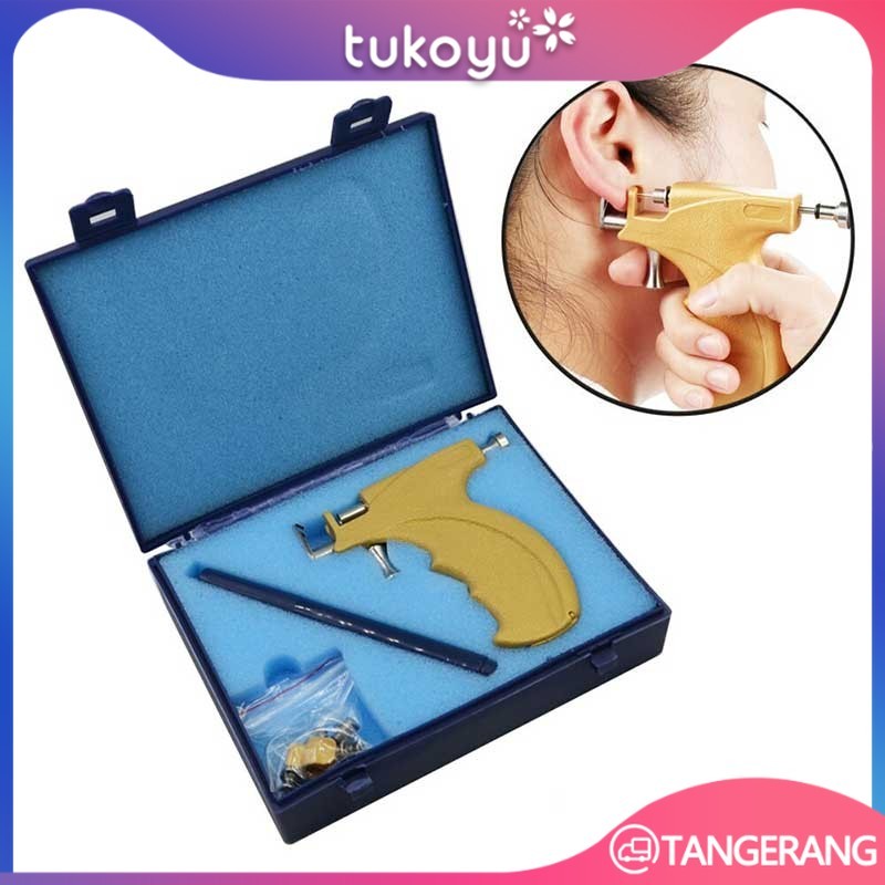 Alat Tindik Telinga Set Tindik Telinga Hidung Pusar Alat Keamanan Tindik Telinga
