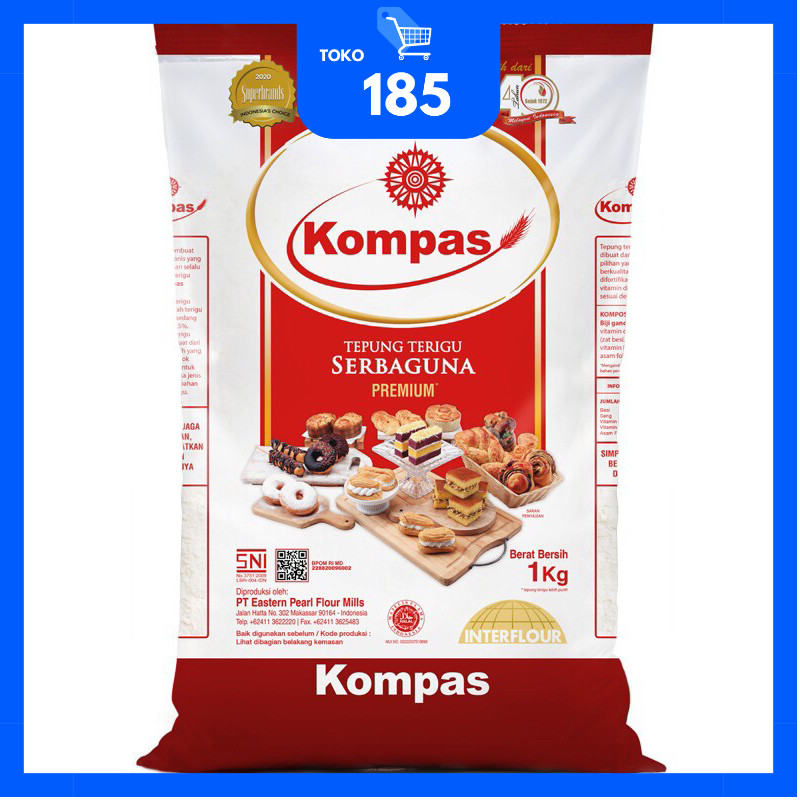 

Tepung Terigu Kompas 1kg