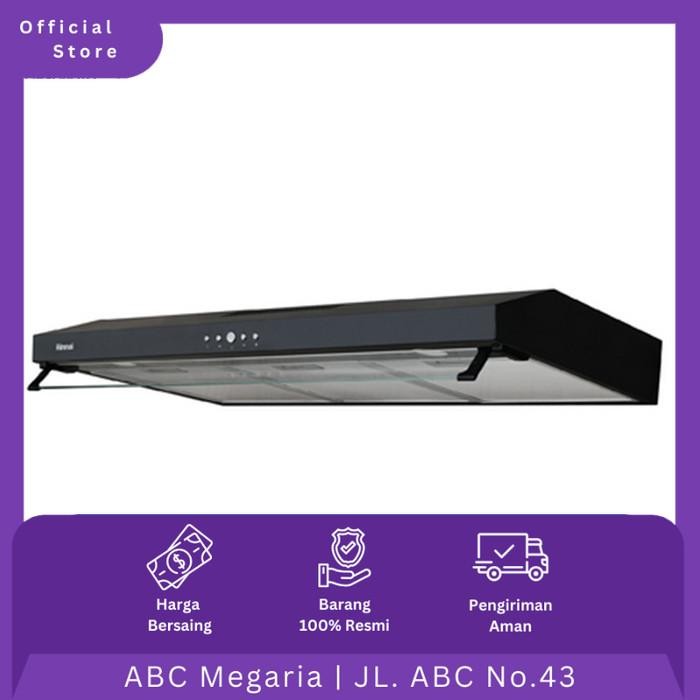 Rinnai Cooker Hood / Penghisap Asap Kompor RH329B / RH-329B 90cm