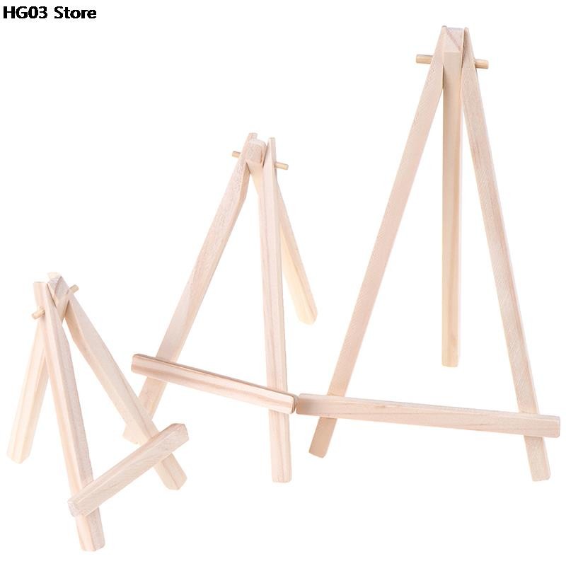 

Mini Wood Artist Tripod Painting Easel For Photo Painting Postcard Display Holder Frame Cute Desk Decor