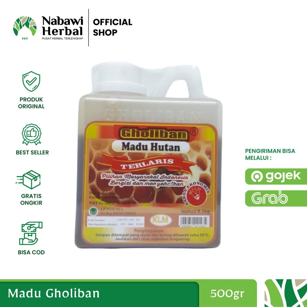 

GHOLIBAN - Madu Hutan Kalimantan KLM 100% Asli 500gr