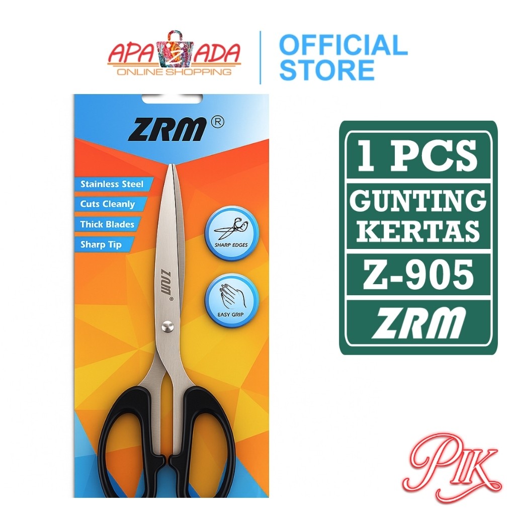 

Gunting Kain Kertas Stainless Steel 8 Inch / Gunting Kantor Sekolah Besar