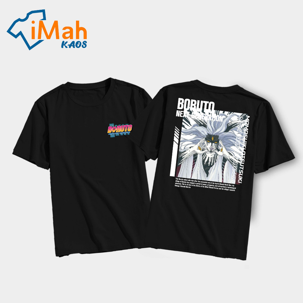 Housemith - KAOS ANIME BORUTO [ Momoshiki Otsutsuki ] - Kaos Anime BORUTO Pria & Wanita | Kaos Distr