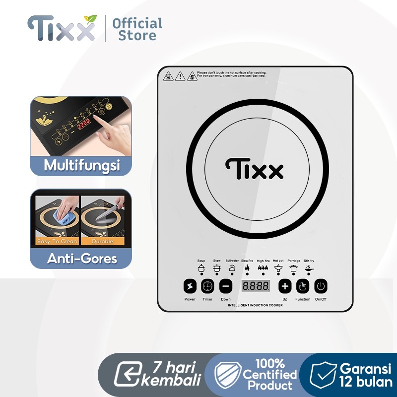TIXX Induction Stove 400W-1500W Kompor Listrik Induction cooker Low Watt