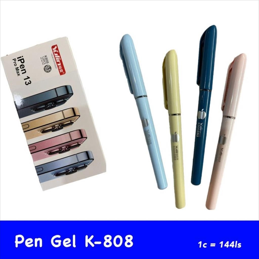 

[D] Gel Pen Apple 808 (12pcs)