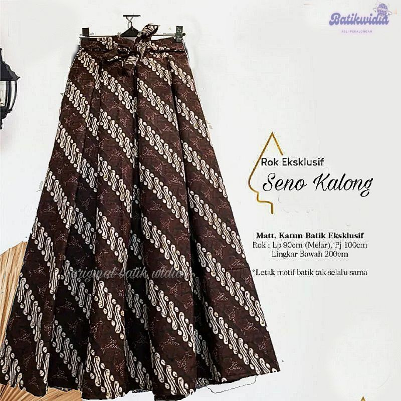 Ready Rok Adhikara Batik Solo Fashion Wanita Rok Batik Modern Bawahan Batik by Batikwidia terbaru
