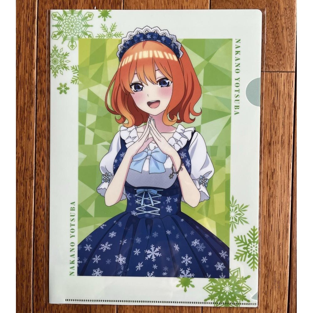 

Gotoubun No Hanayome A4 Clear File Snow Maid Ver. - Yotsuba Nakano