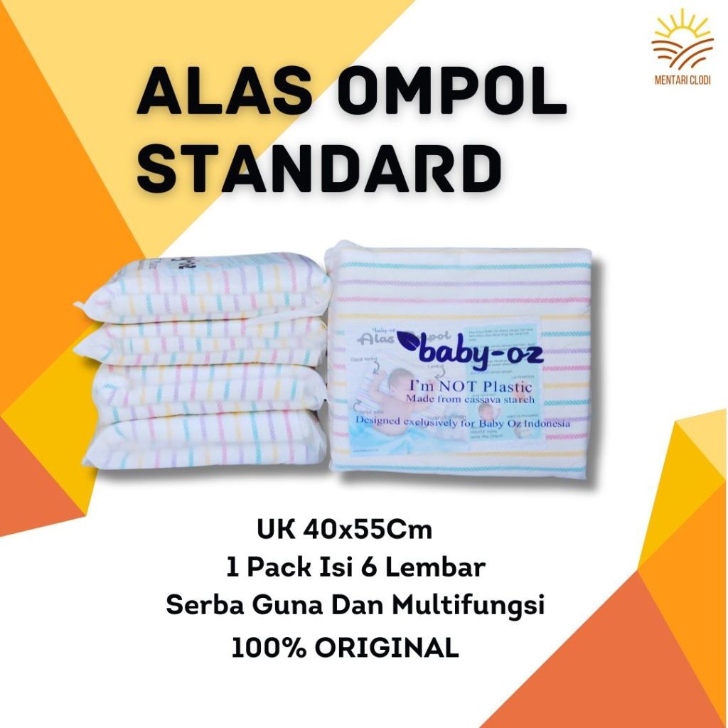 ORIGINAL Alas Ompol Baby Oz Garis / Popok Lurik Pipis Bayi Katun Tebal Kualitas Premium