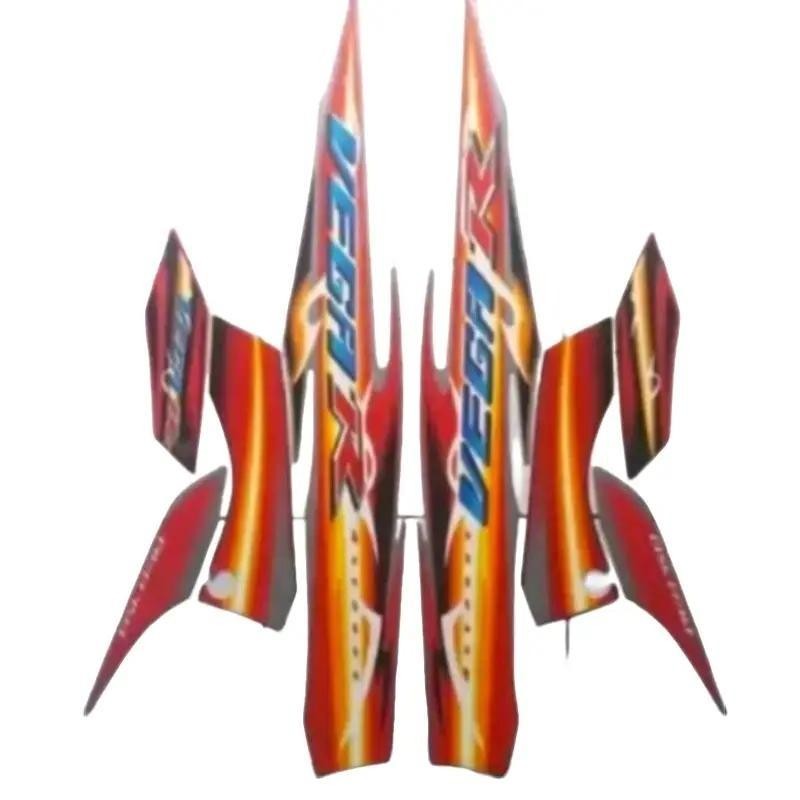 Stiker Striping Motor Yamaha Vega R New 2007 silver Merah Full Body Motorcycle striping vega r lama