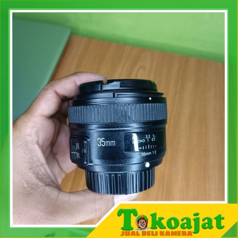 LENSA FIX YONGNUE 35mm (For Nikon) / YN 35mm buat nikon / lensa youngnuo 35mm for nikon murah