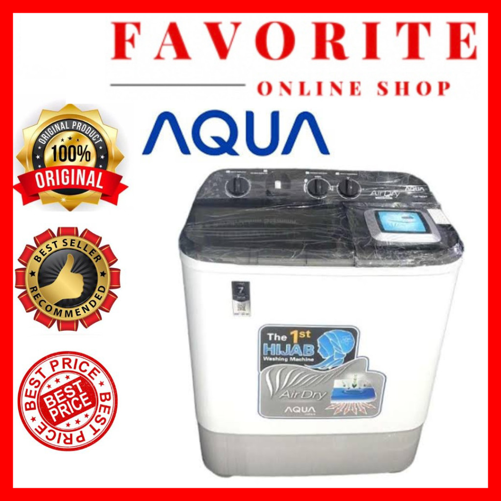 MESIN CUCI AQUA QW860XT / QW 860 XT / HIJAB SERIES AQUA 2 TABUNG 860XT