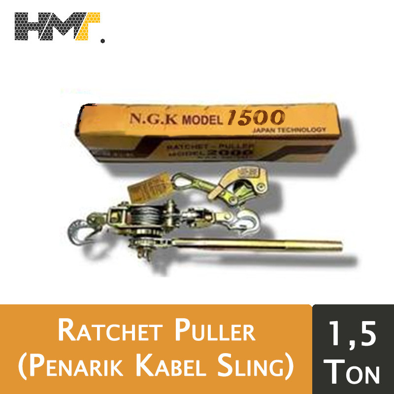 Ratchet Puller 1,5Ton NGK Model 1500 / Tracktang Penarik Kabel Sling 1,5 Ton ngk 1500