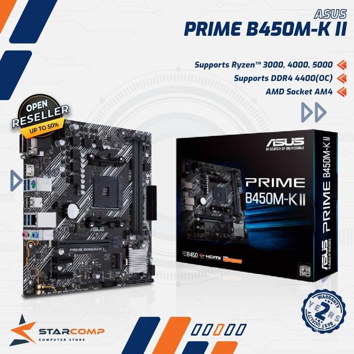 Asus B450M-K II PRIME AM4 B450 DDR4