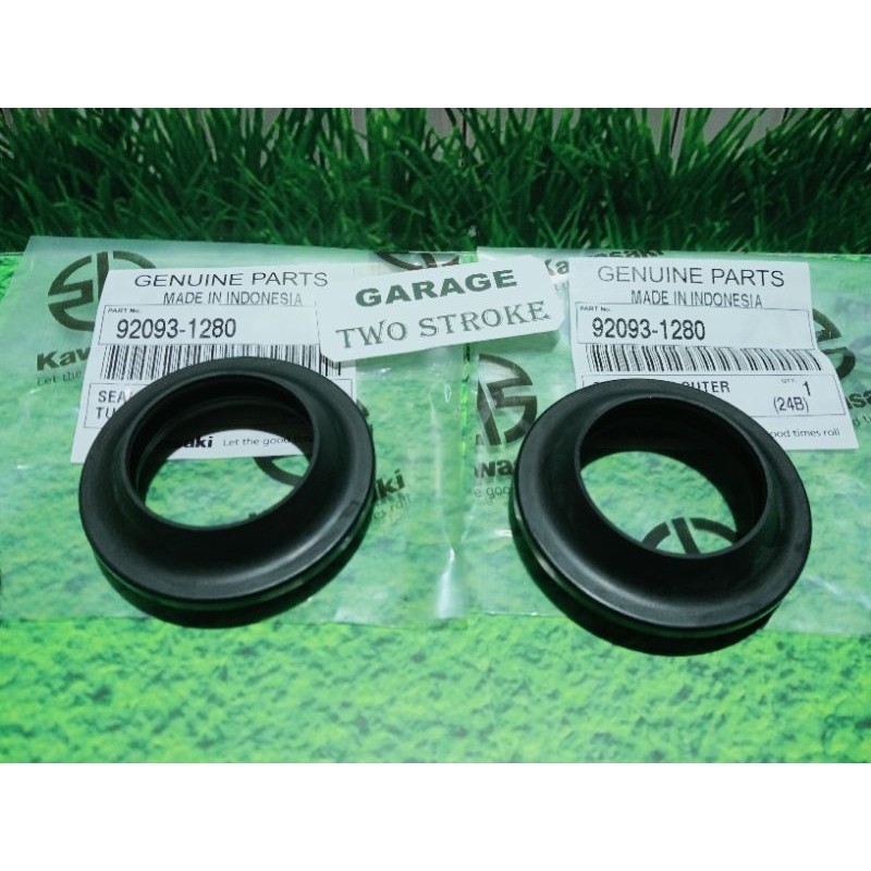 SEAL SIL DEBU TUTUP COVER SEAL SHOCK DEPAN NINJA 150 NINJA R NINJA SS NINJA RR OLD NINJA RR NEW ORIG