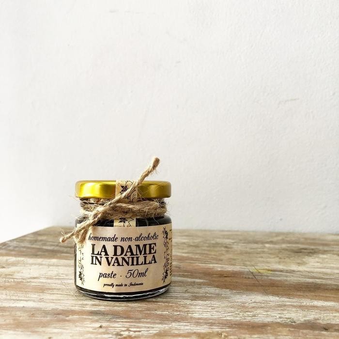 

La Dame In Vanilla Paste Vanila Pasta 50ml Halal MUI