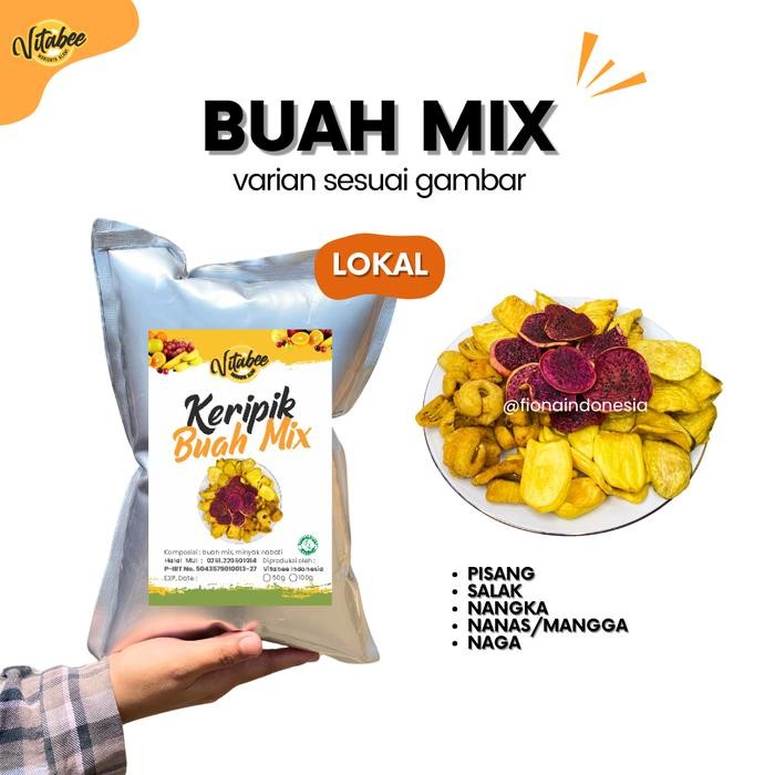 

FIONA Keripik Buah Mix 350 gram - Apel Salak Pisang Nangka