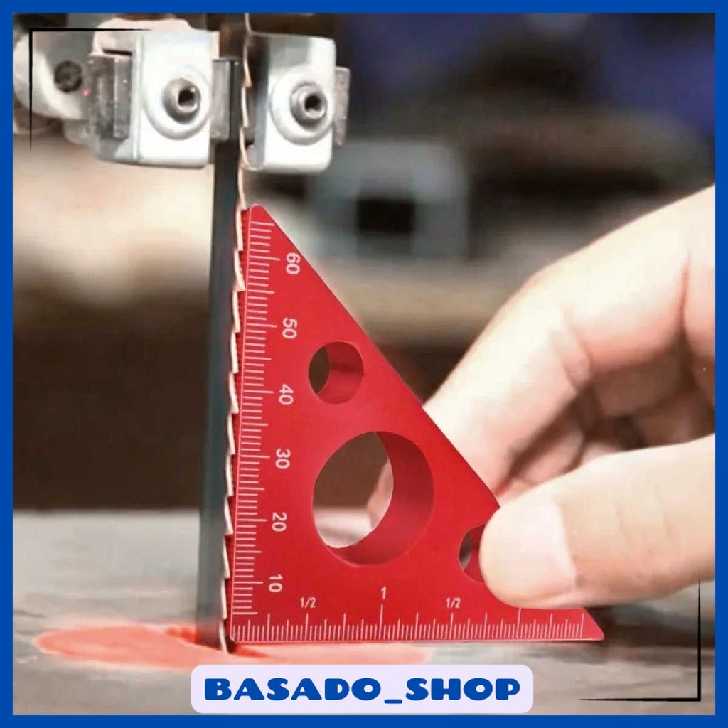 

Penggaris Siku Mistar Thickened Triangle Ruler Aluminium Alloy - INU31