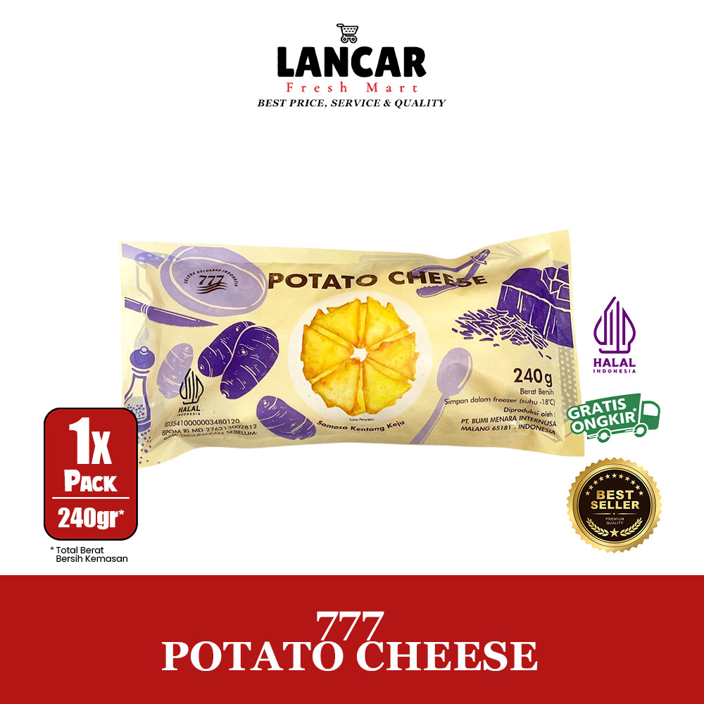 

777 POTATO CHEESE 240GR