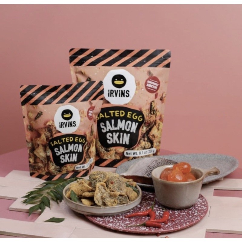 

IRVINS Salted Egg Salmon Skin Big (210 gr)