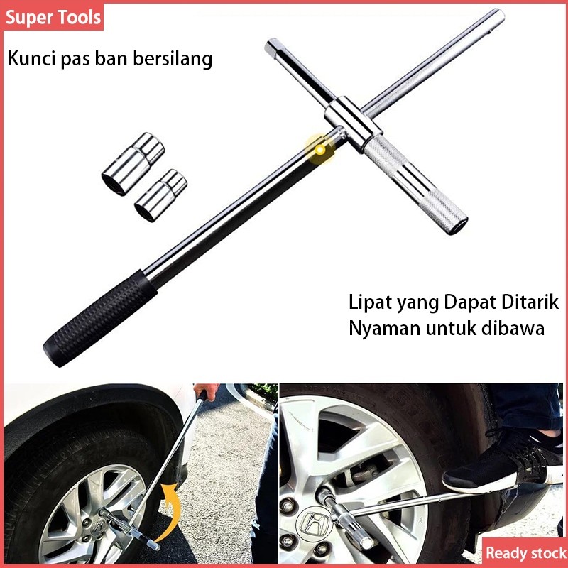 Kunci Palang Roda Ban Mobil Telescopic / Kunci Ban Mobil Telescopic / Kunci Ban Mobil Palang