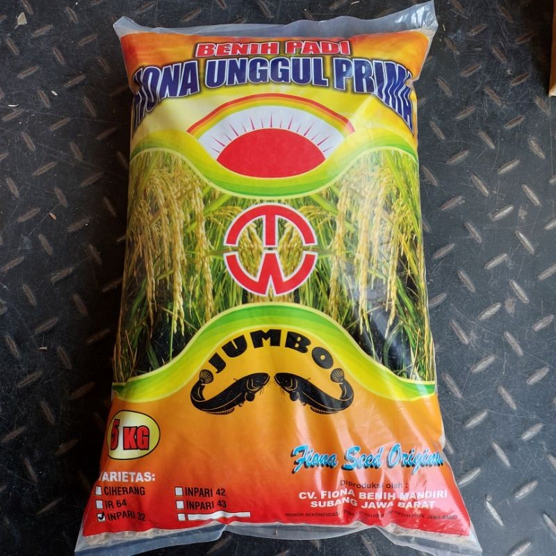 BENIH PADI INPARI 32 LELE JUMBO FIONA UNGGUL PRIMA 5 KG