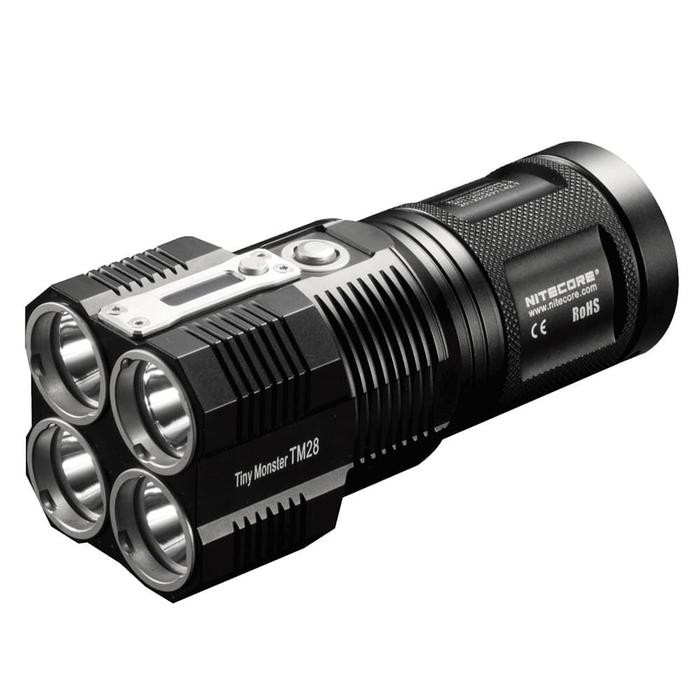 NITECORE TM28 Senter LED CREE XHP35 HI 6000 Lumens Hitam
