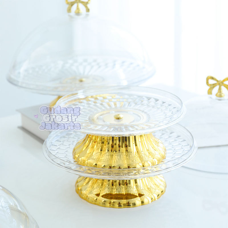 Tudung Saji Set Mewah Penutup Makanan Tempat Penyimpanan Cake Roti Buah