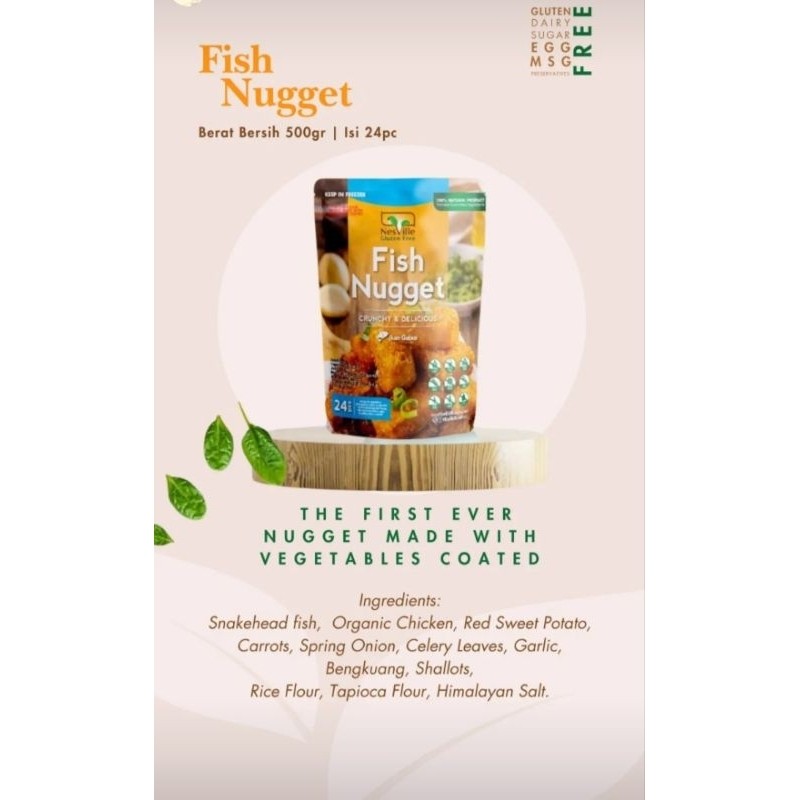 NESVILLE - NUGGET IKAN / FISH NUGGET GLUTEN FREE IKAN GABUS