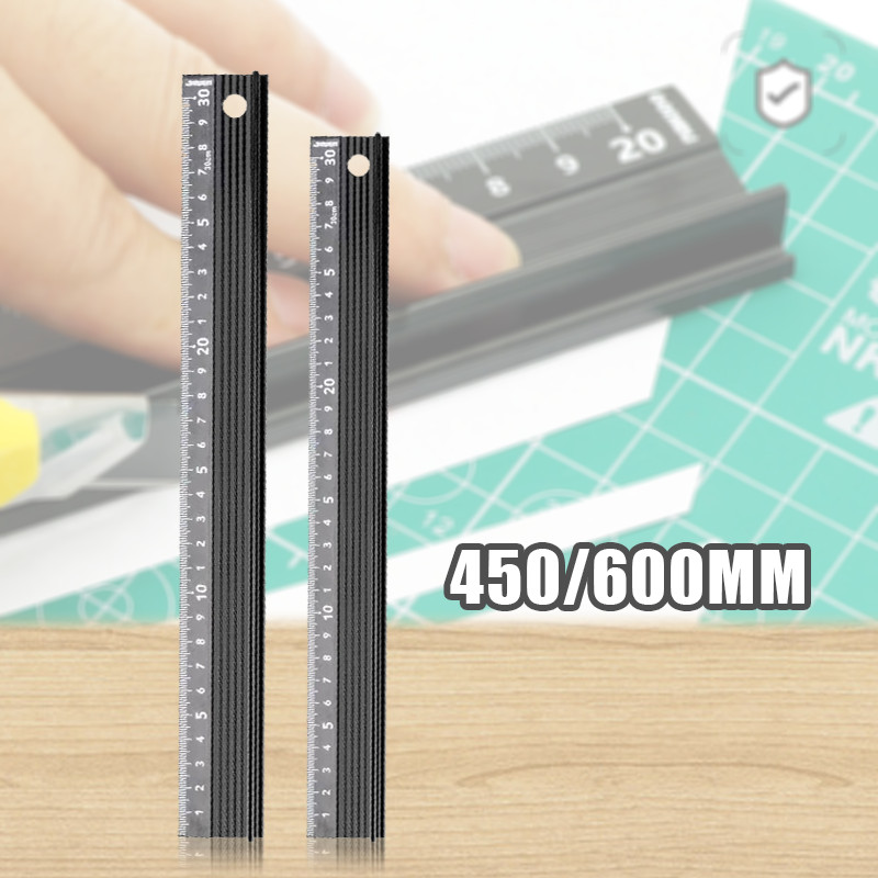 

Dash Ruler 40cm 60cm (Aluminium) Anti Slip Untuk Pengerjaan Marking Safety Cutting Ruler