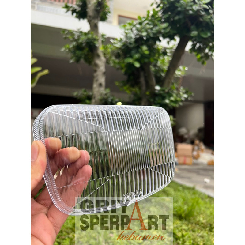 mikha lampu depan Rx king oval standart Logo YAMAHA