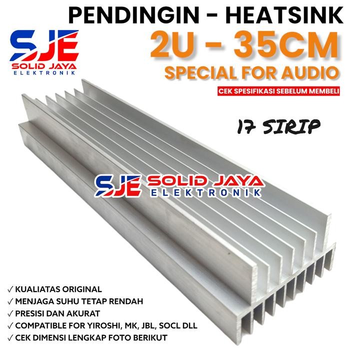 PENDINGIN HEATSINK 2U 35CM MODEL YIROSHI JBL SOCL HEATSRINK 2 U 35 CM