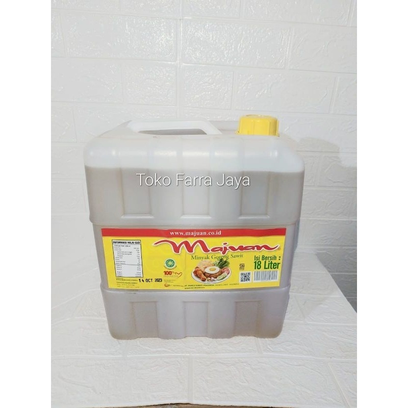 

Minyak Goreng Majuan 18liter jerigen