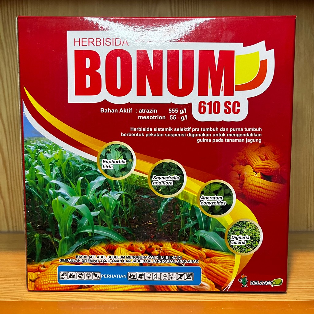 HERBISIDA BONUM 610 SC 500 ML PEMBASMI GULMA TANAMAN JAGUNG