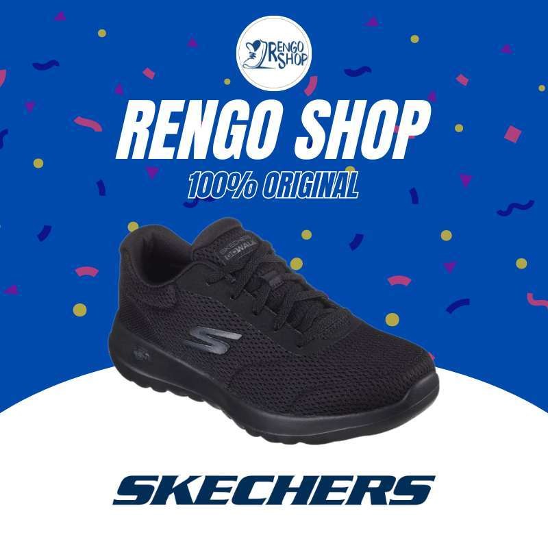 [Ori] Sepatu Wanita Full black Skechers Go Walk Joy Adie 124635/BBK