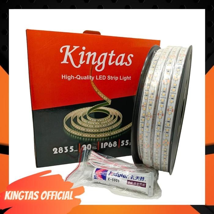 Led Strip IP68 24V 120LED 30METER Kingtas LED STRIP STRIP 2835 IP68 24V 120LED 30M