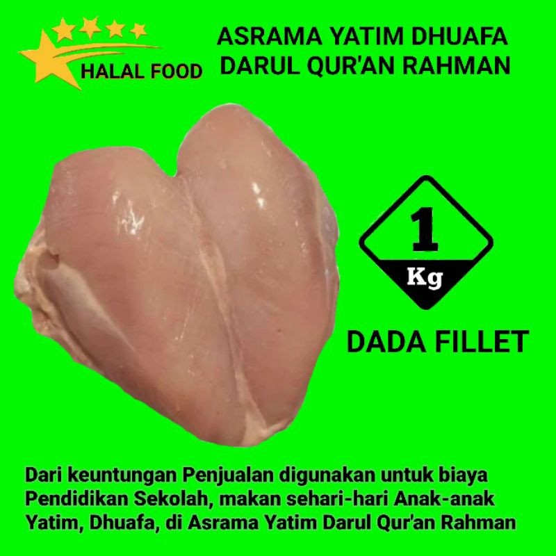 

Dada Ayam Fillet 1 Kg, Halalan Thayyiban