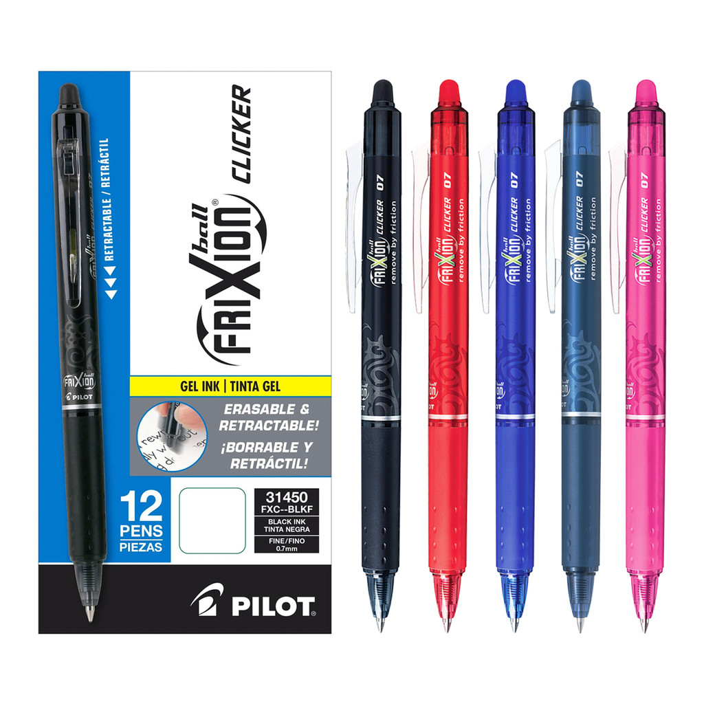 

Pulpen Pilot Frixion Ball Clicker Gel Erasable BLRT-FR7 Tip 0.7 mm Gel Pen Bisa Dihapus