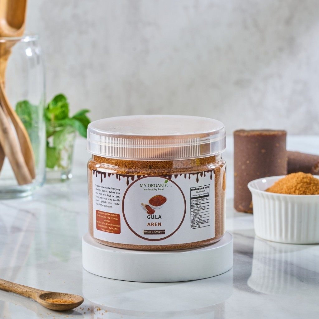 

My Organik Gula Aren Bubuk Organik Premium Pure Palm Sugar Powder