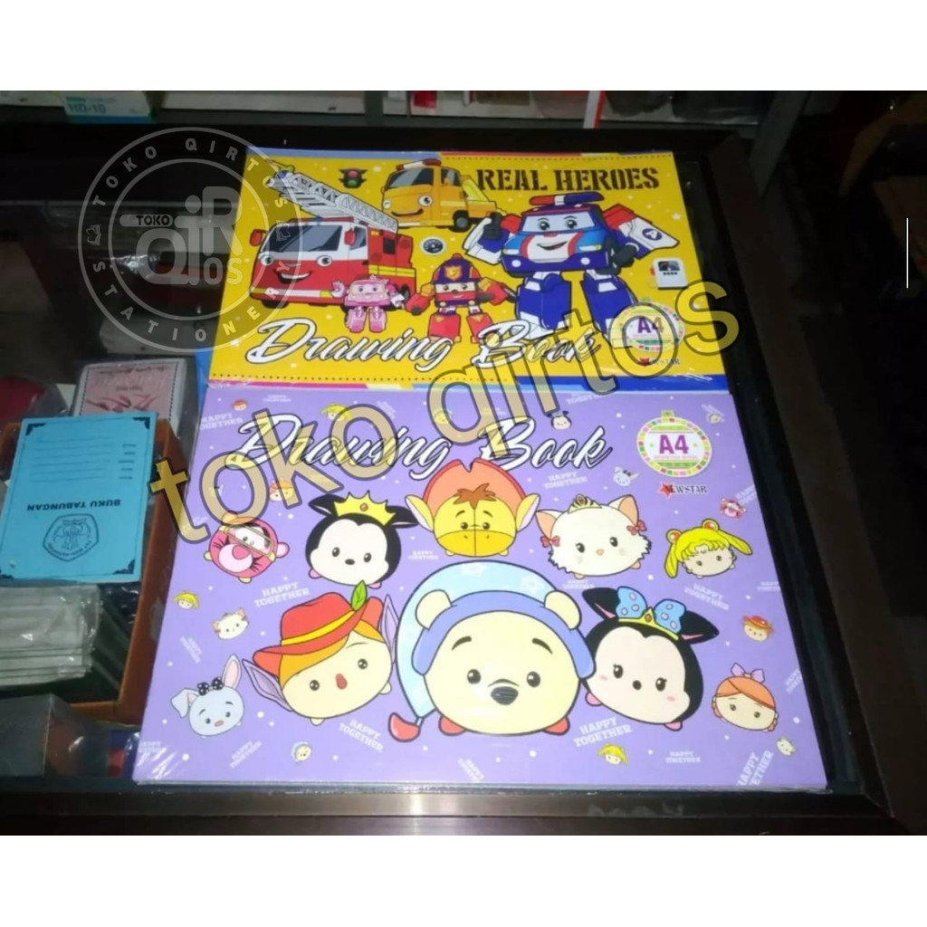 

Murah! (1 pak = 10 buku) Buku Gambar B5 Fancy / Buku Gambar Ekonomis B5 Grosir