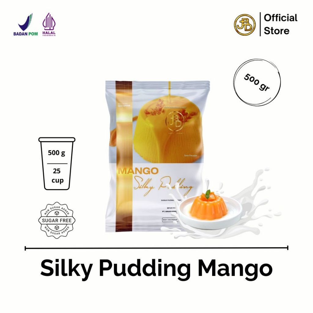 

Silky Pudding MANGO - Silky Bubuk Powder | Jakarta Bubble Drink