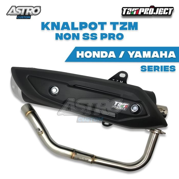 Knalpot TZM Project BeaT Fi ESP Scoopy Fi ESP STD Non SS Pro FULL PACK Silincer Motor Racing Motorcy