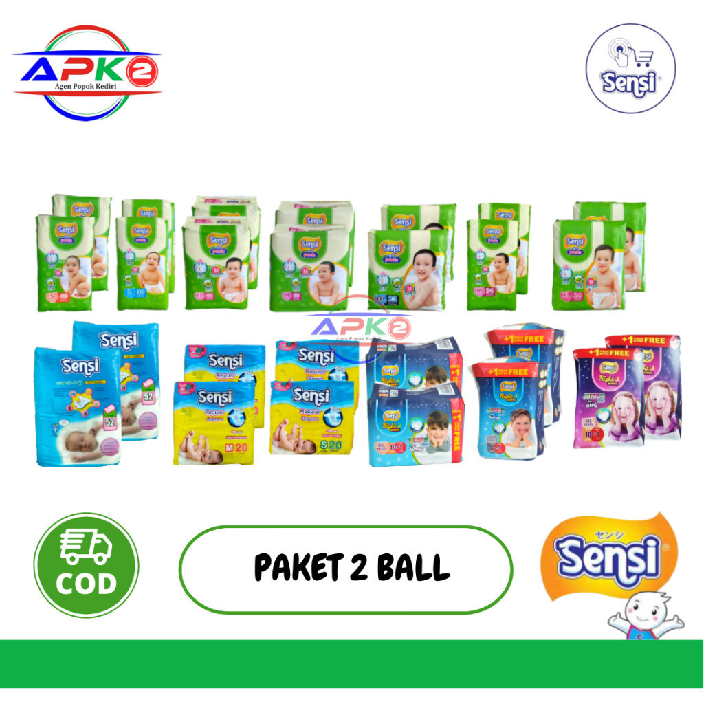 SENSI DRY PANTS [ S40 M34 L30 XL24 XXL22 ] DIAPERS [ S20 M20 L20 ] NEWBORN [ NB52 ] NIGHT BOY GIRL P