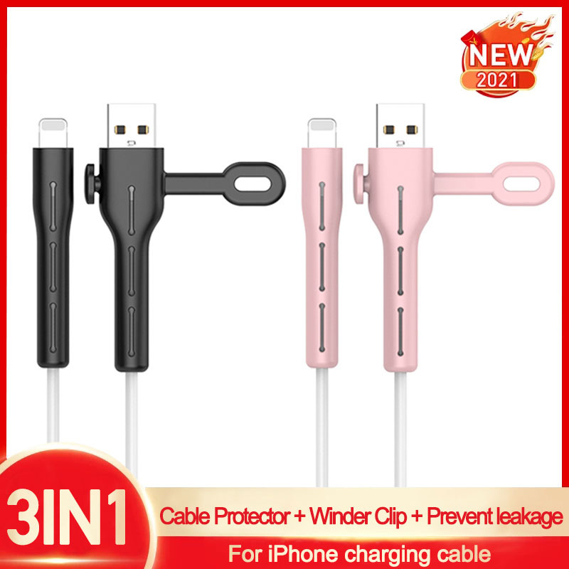

New Silicone Cable Accessory 5/18/20w USB Charging Cable Protector For iPhone 12 11 Pro USB Cable Line Protection Cable Winder