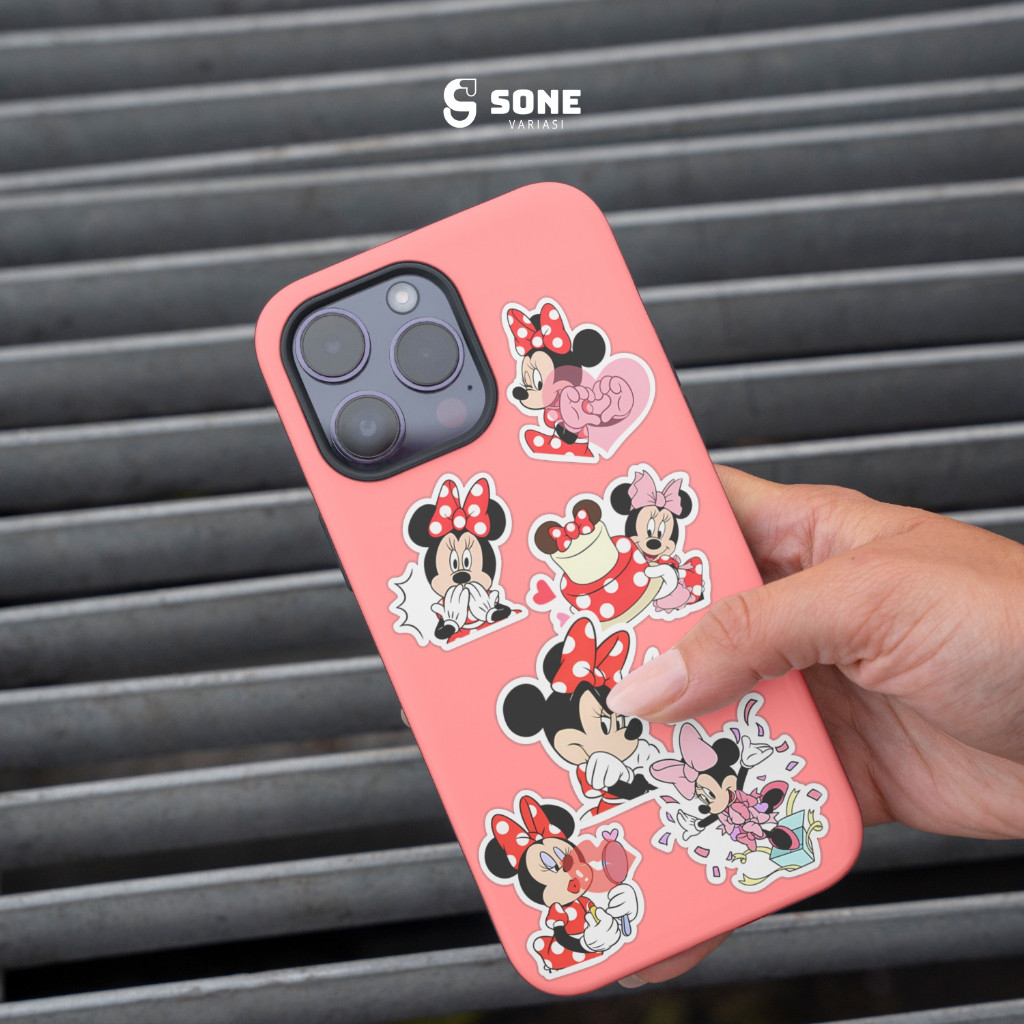 

Sticker Pack MINNIE MOUSE / Stiker Kartun Animasi Paper Vinyl Deco Buku Jurnal Tumbler Laptop Aesthetic