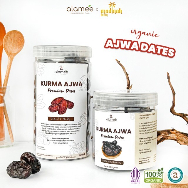 

ALAMEE Kurma Ajwa Nabi Asli Premium Super Grade A Madinah Crown Dates Manis Lembut naturalsupply madinah