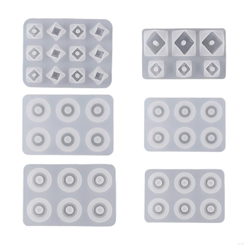 

R3MC Bead Molds for Jewelry Resin Molds Silicone with Hole Jewelry Make