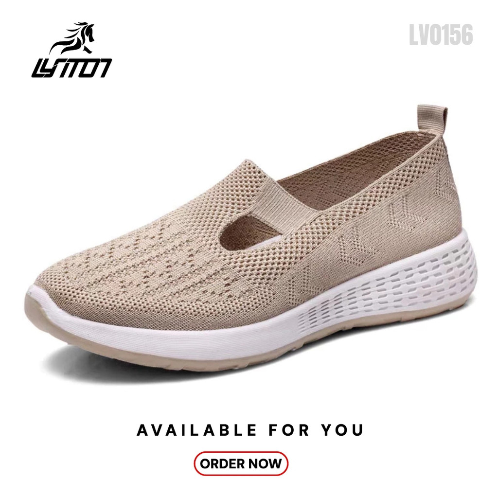 LYT Tiffany  Sepatu Sneakers Tanpa Tali Wanita Terbaru LV0156
