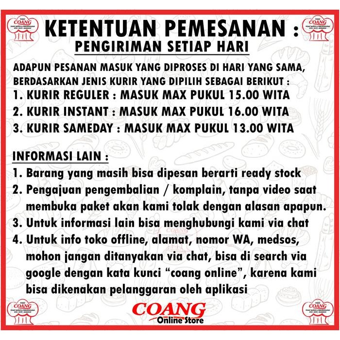 

Mumpung Murah FERMIPAN RAGI 500 GRAM
