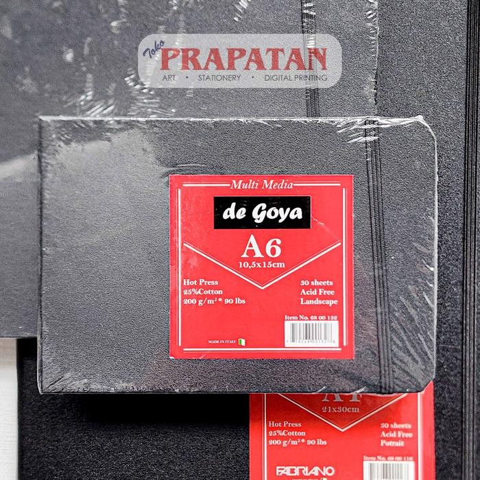 

【M-MT】DISKON!!! De Goya Stitch Watercolor Book HP 200gsm| Buku Cat Air - MULTIMEDIA A6
