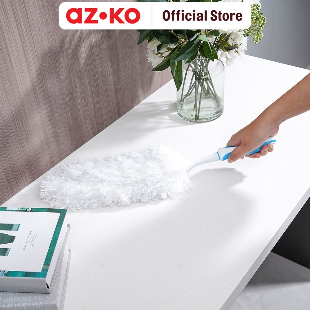 AZKO Proclean Kemoceng Microfiber Rs02-300hb - Putih Pembersih Debu Serbaguna Dust Cleaner Alat Kebe
